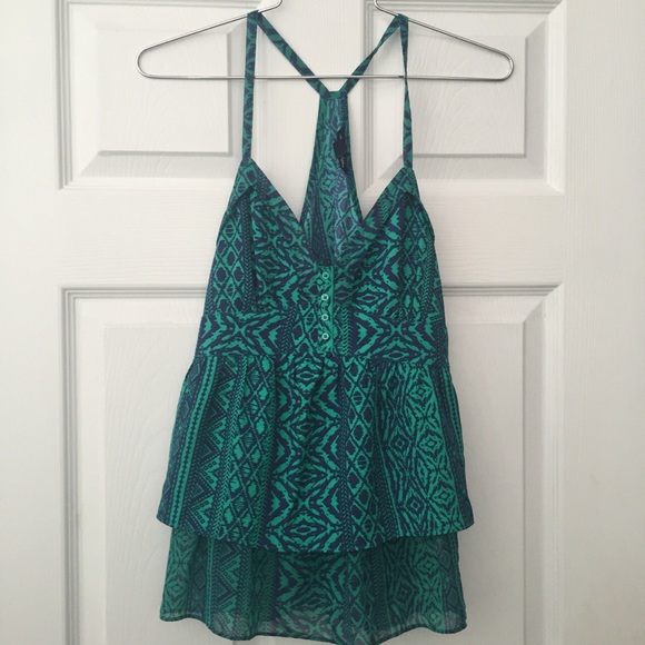 American Eagle ruffled tank