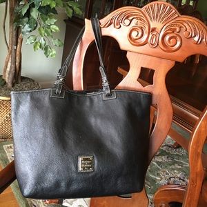 Dooney & Bourke Black Leather Tote