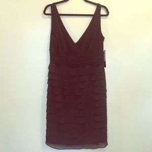 Classic figure flattering little black dress w/tag