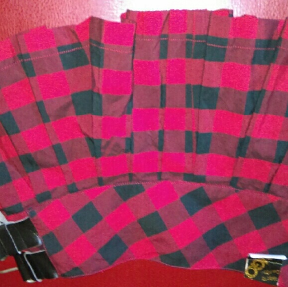 *FINAL SALE* Plaid Pleated Mini Skirt - Picture 3 of 3