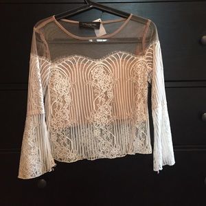 Lace crop top