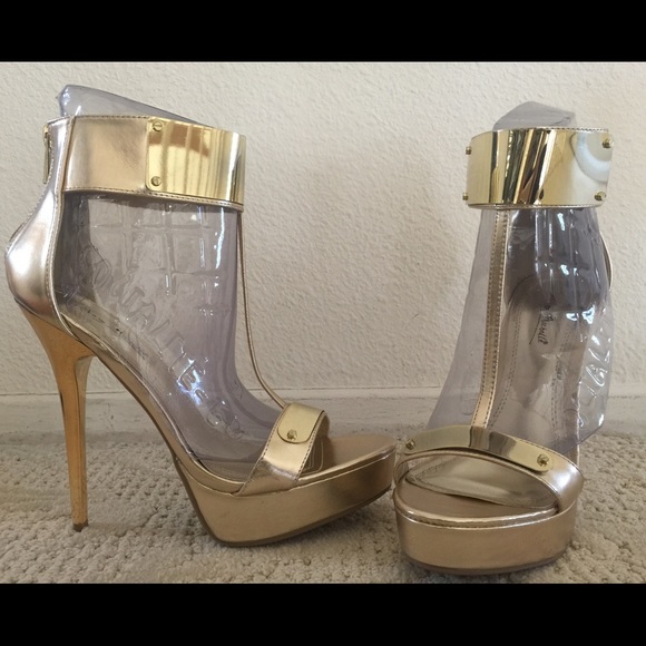 Gold heels