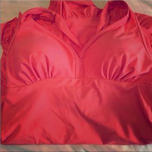 Coral Maternity Swimsuit