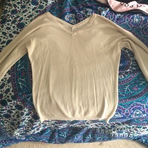 Tan soft light sweater