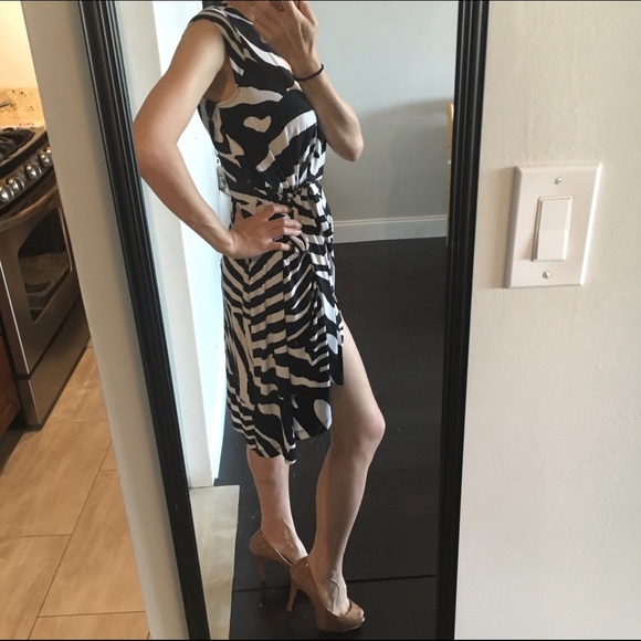 h&m leopard print dress