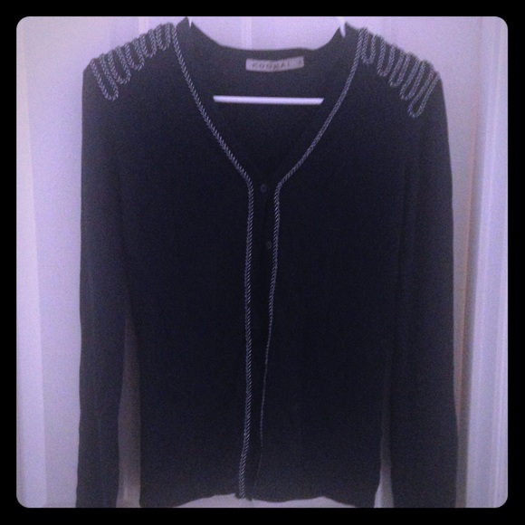 Metallic embroidered cardigan - Picture 1 of 2