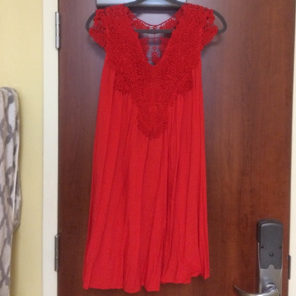 red dress