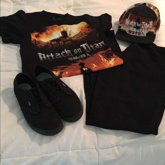 attack on titan vans