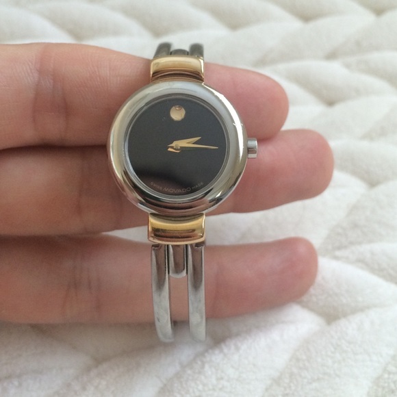 Gorgeous Two Tone Movado Harmony Ladies Watch
