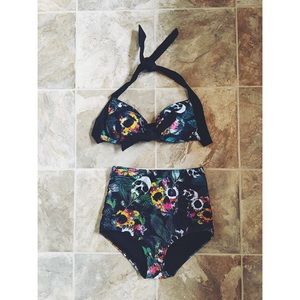Floral Skull Bikini 💀