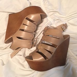 Tan Wedges