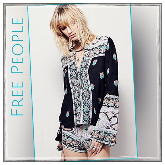 🎉HP🎉✨Free People Bandana Bandit Short Set✨ - Picture 2 of 3