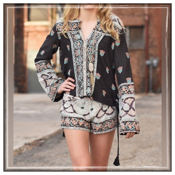 🎉HP🎉✨Free People Bandana Bandit Short Set✨ - Picture 3 of 3