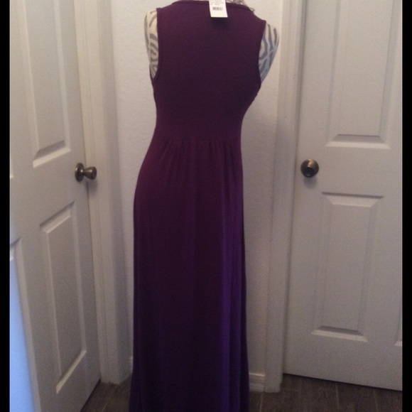 Deep Purple Maxi Dress  L - Picture 3 of 4