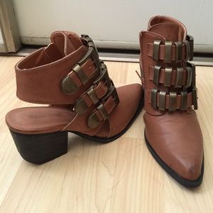 Brown booties