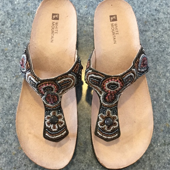 Worn once, beautiful White Mountain sandals