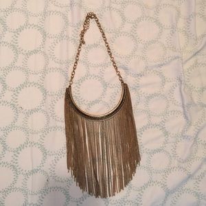 Gold Dangly necklace