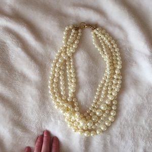J-Crew pearl necklace