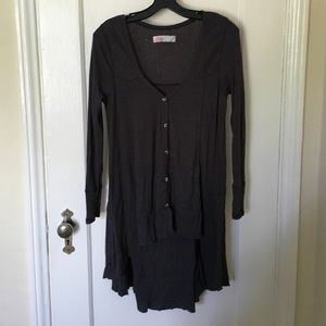 Free People Beach High/Low Cardigan