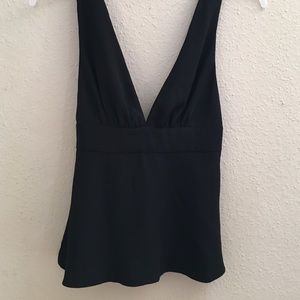 Black halter top