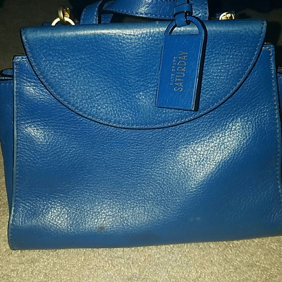 Kate Spade SATURDAY blue leather purse