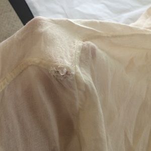 Unraveled seem in Bella Dahl blouse!