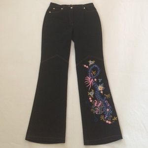 Escada Embroidered Jeans