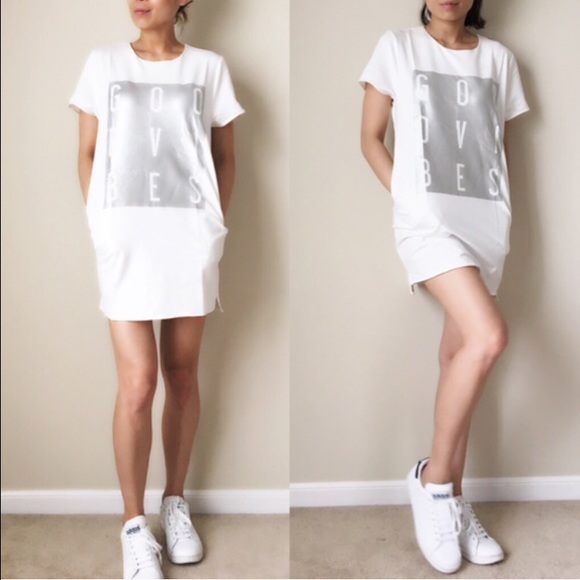 Good Vibes dress top w pockets - Picture 2 of 4