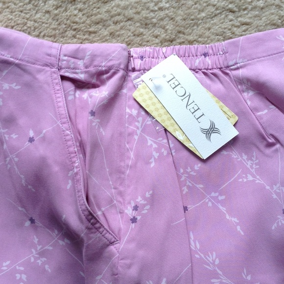 Long Lilac Tencel Skirt Large NWT - Picture 3 of 3