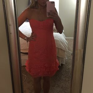 Orange Lilly Pulitzer flower dress