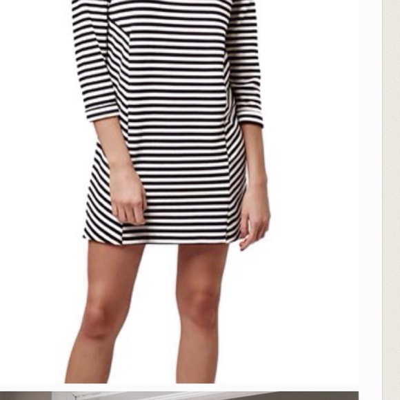 Topshop casual striped dress