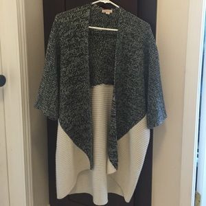Merona black and white cardigan Xs