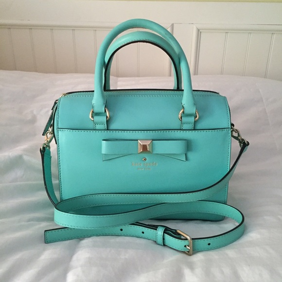 Kate Spade Mint Blue Top Handle with Bow