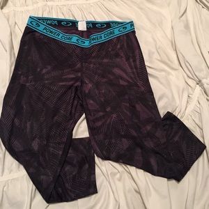 Light and dark grey athletic leggings