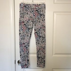Flowered leggings
