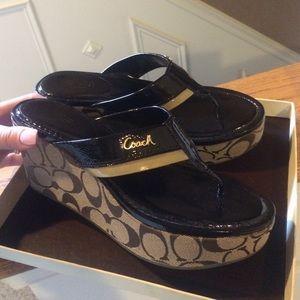 Coach wedges