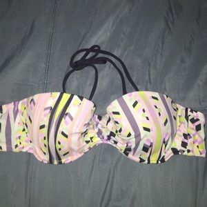 Wore twice. Halter/bandeau swim top