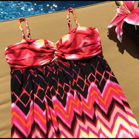 **SOLD IN BUNDLE** BISOU BISOU MAXI DRESS (SMALL) - Picture 3 of 4