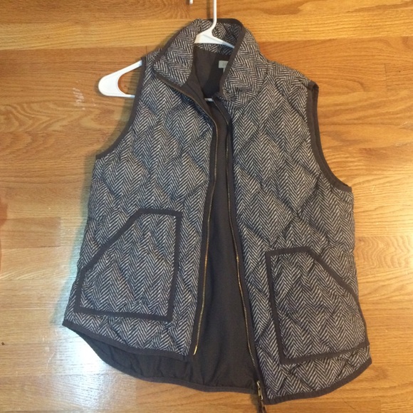 J crew herringbone vest. Pinterest favorite!