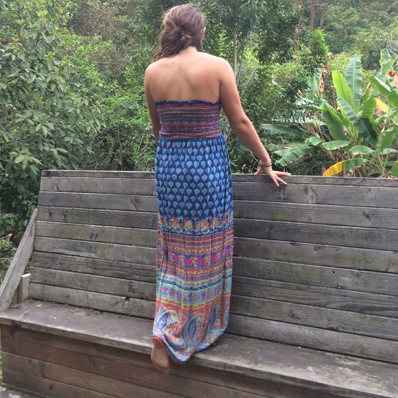 Strapless maxi dress - Picture 2 of 3