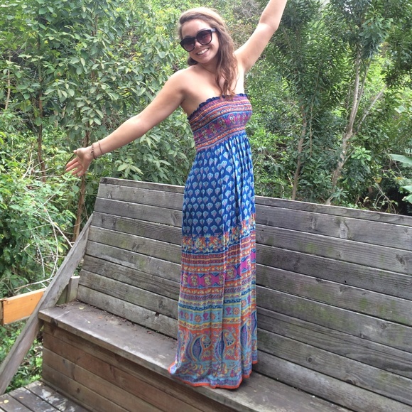 Strapless maxi dress - Picture 3 of 3