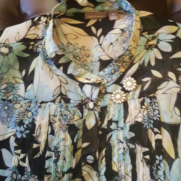 Woman's sheer blouse - Picture 4 of 4