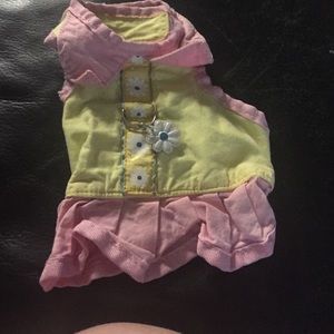 Dog clothes, dress, harness