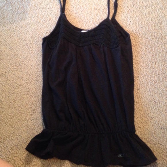 Black tank top