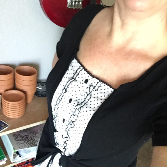 2 in 1 sweater/blouse