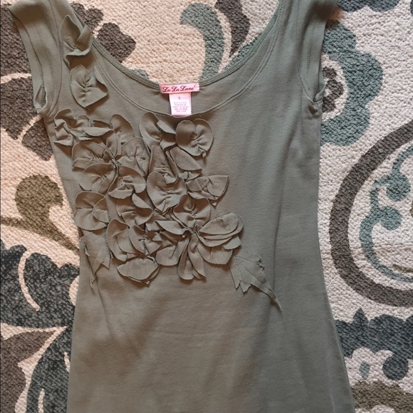 Green Floral Tank