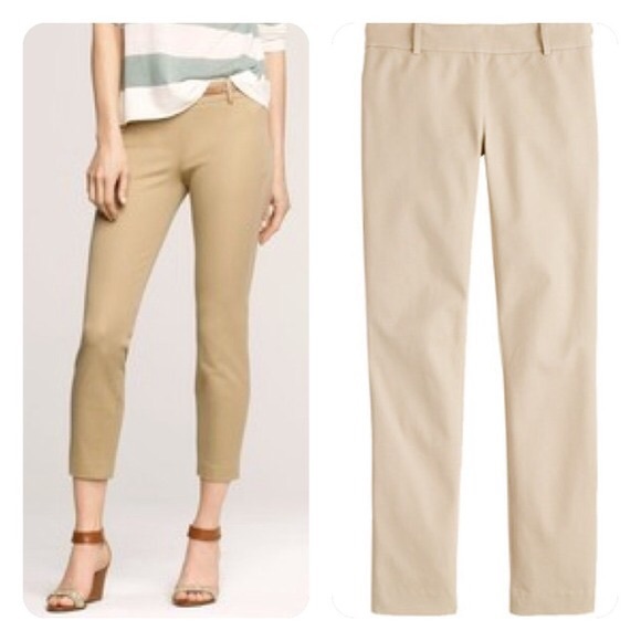 Tan J crew minnie size 4