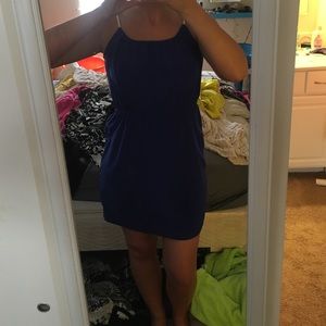 Navy blue dress