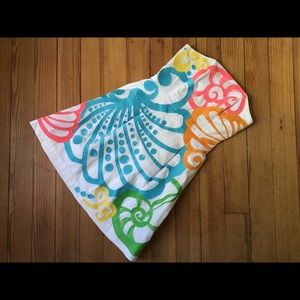 SALE! Lilly Pulitzer Embroidered Strapless Dress
