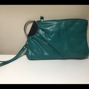 Teal wristlet